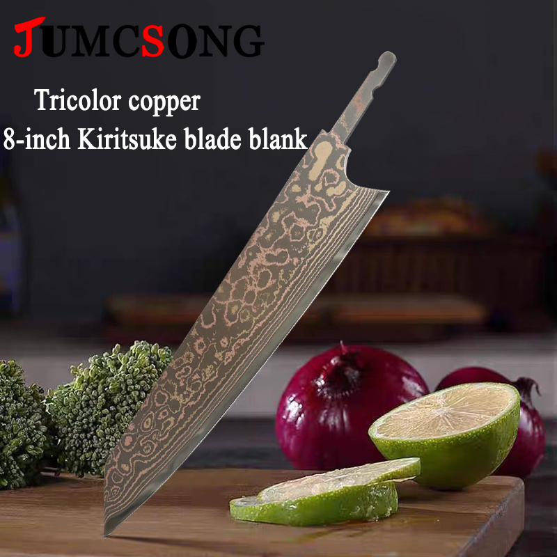 Kitchen Gadgets Best - شفرة كيريتسوكي نحاسية ثلاثية الألوان من
