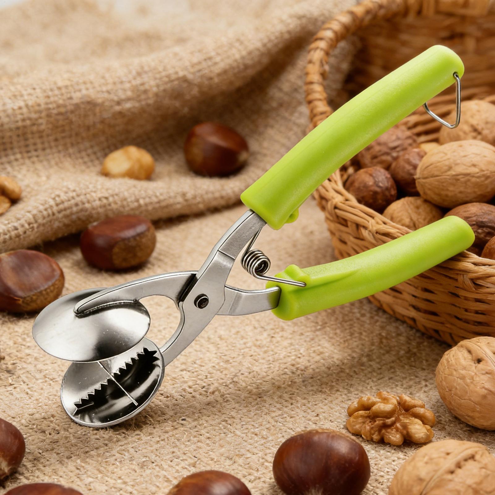 Kitchen Gadgets Everyone Needs - أداة فتح الكستناء من الستانلس ستيل،