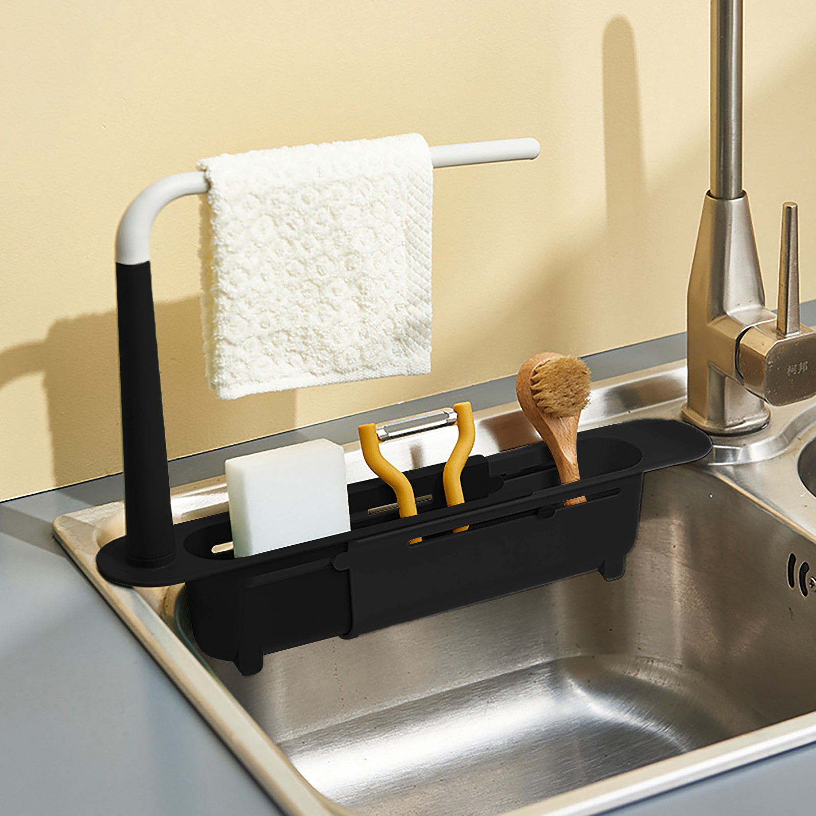تجفيف بالوعة Elescopic ، منظم  - مراجعة Kitchen Gadgets Everyone Needs وسعره