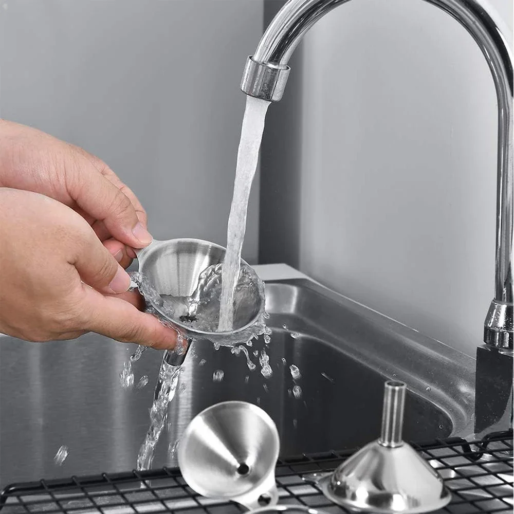 3 قطعة مجموعة قمع المطبخ الفول - مراجعة Kitchen Gadgets New وسعره