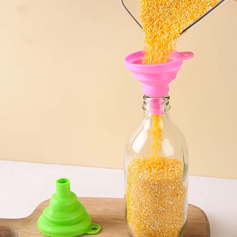 قمع سيليكون قابل للطي متعدد ال - مراجعة Kitchen Gadgets New وسعره