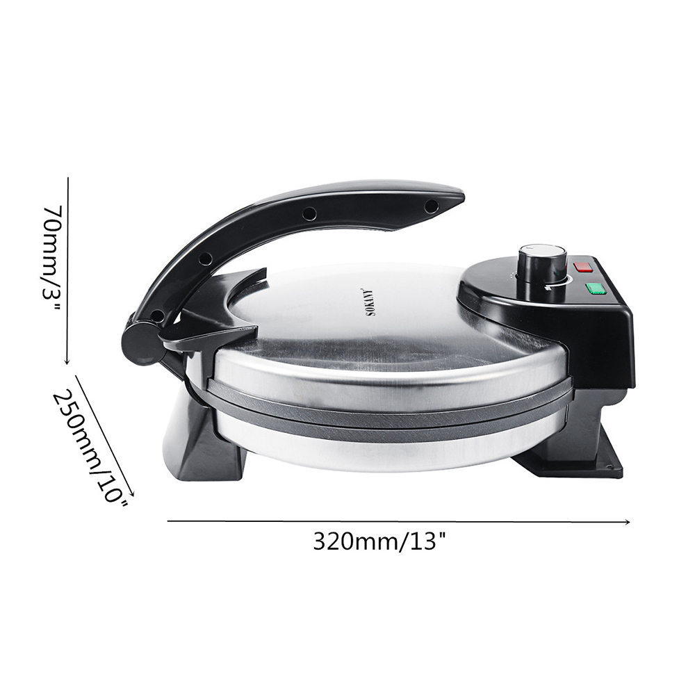 صانعة كريب كهربائية غير لاصقة  - مراجعة Kitchen Gadgets Roti Maker وسعره